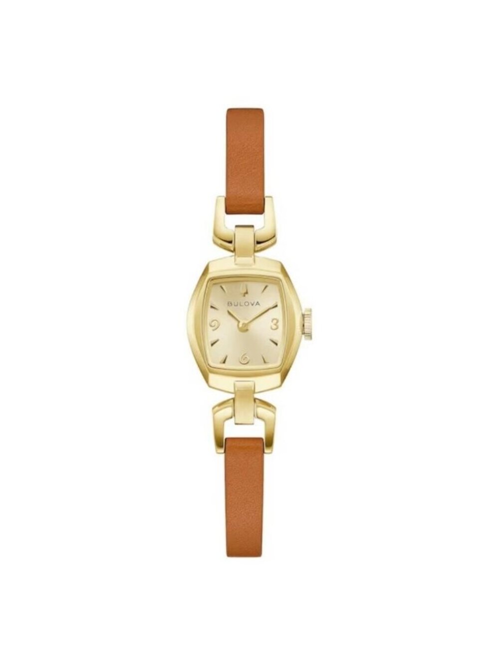 NWT Bulova Goddess Of Time Jackie Quartz Champagne Dial Ladies Watch
